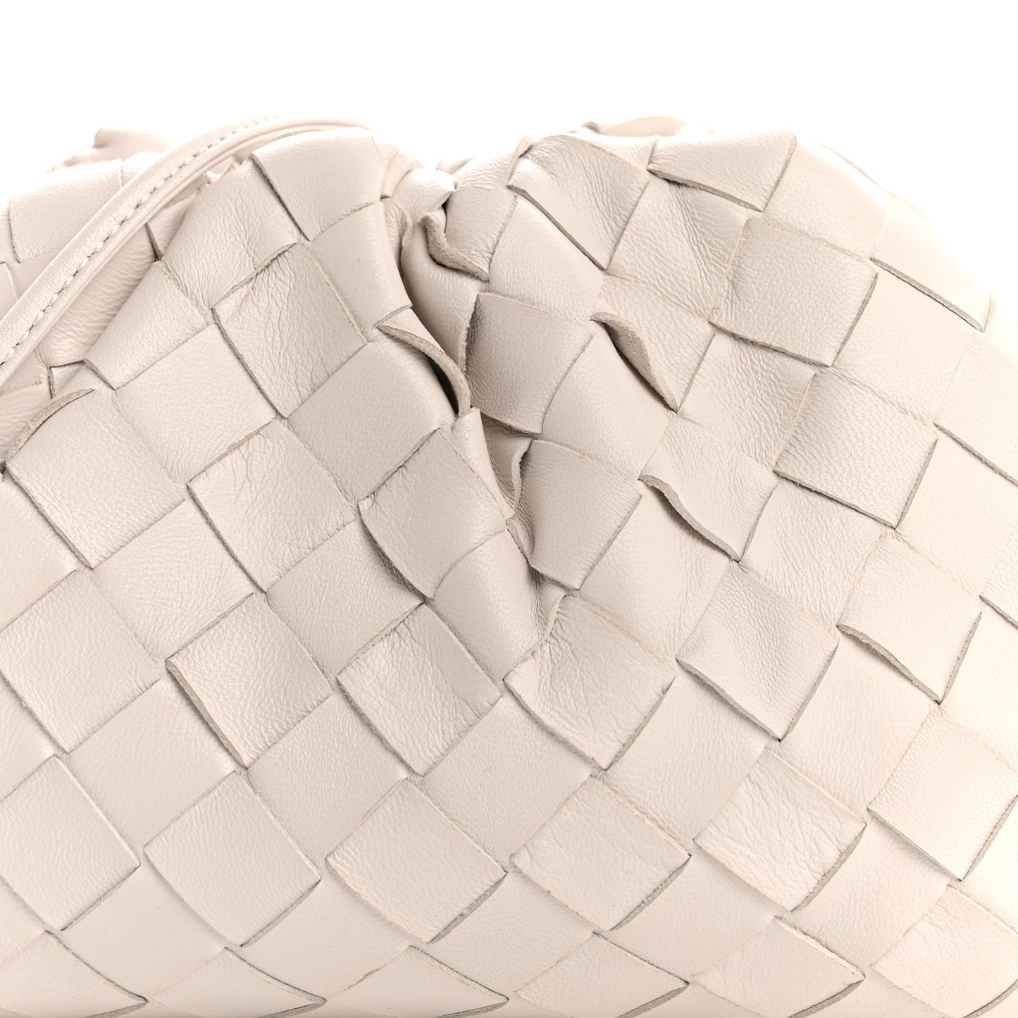 Nappa Intrecciato The Mini Pouch Chalk Chalk