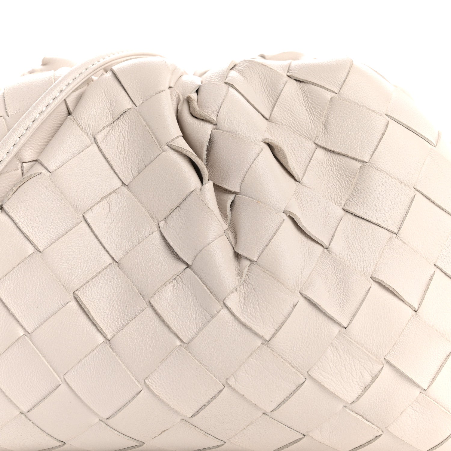 Bottega Veneta Nappa Intrecciato The Mini Pouch Chalk Chalk 8 of 10