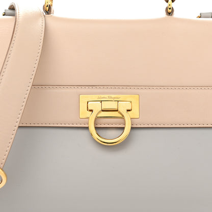 Salvatore Ferragamo Calfskin Sofia Shoulder Bag Multicolor 8 of 13