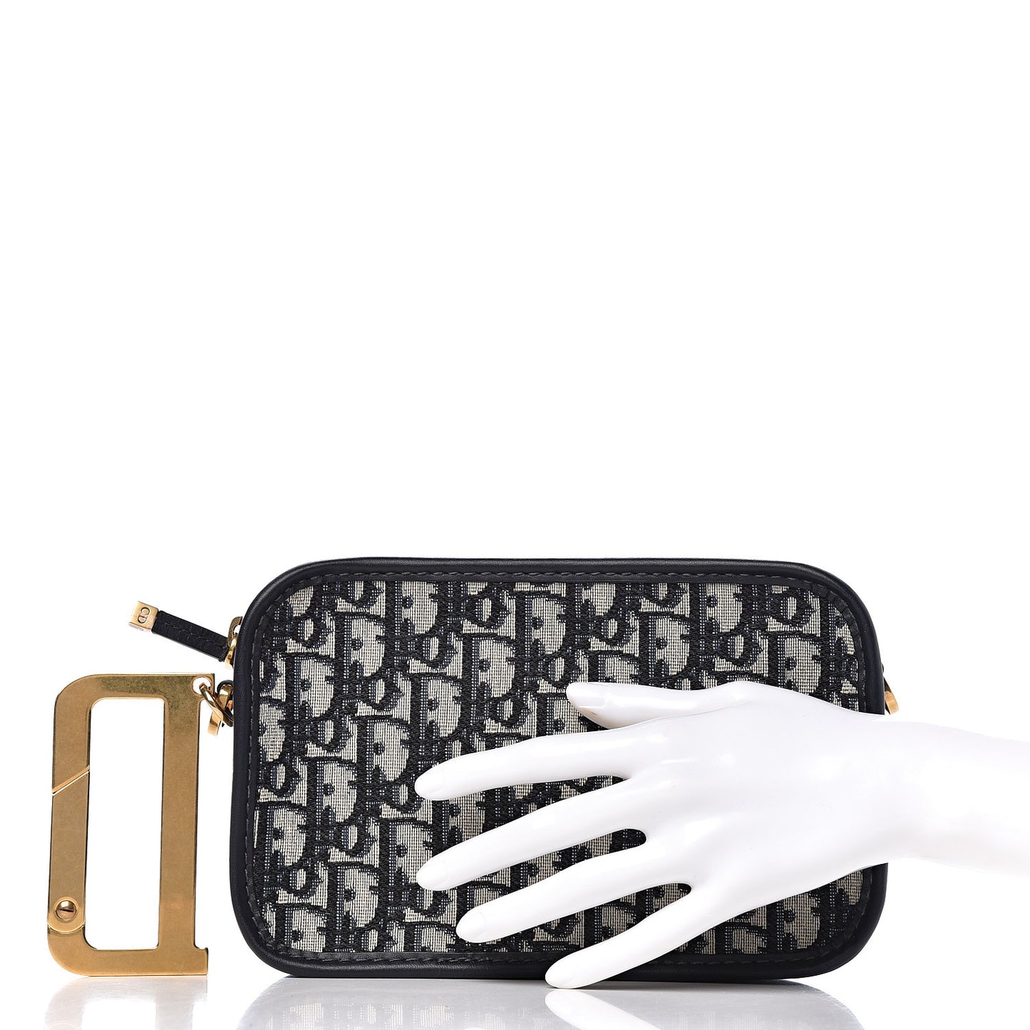 Oblique Diorquake Clutch Blue