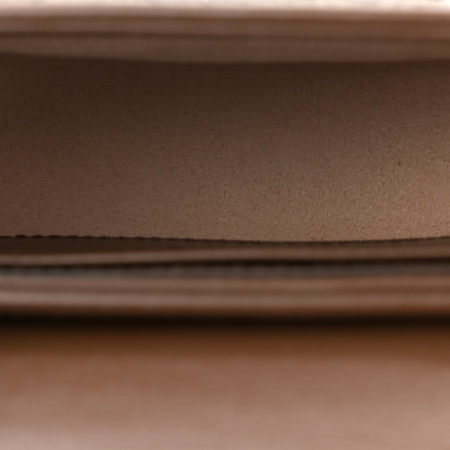 GG Supreme Monogram Azalea Calfskin Web Horsebit 1955 Wallet On Strap Beige Ebony Brown Sugar