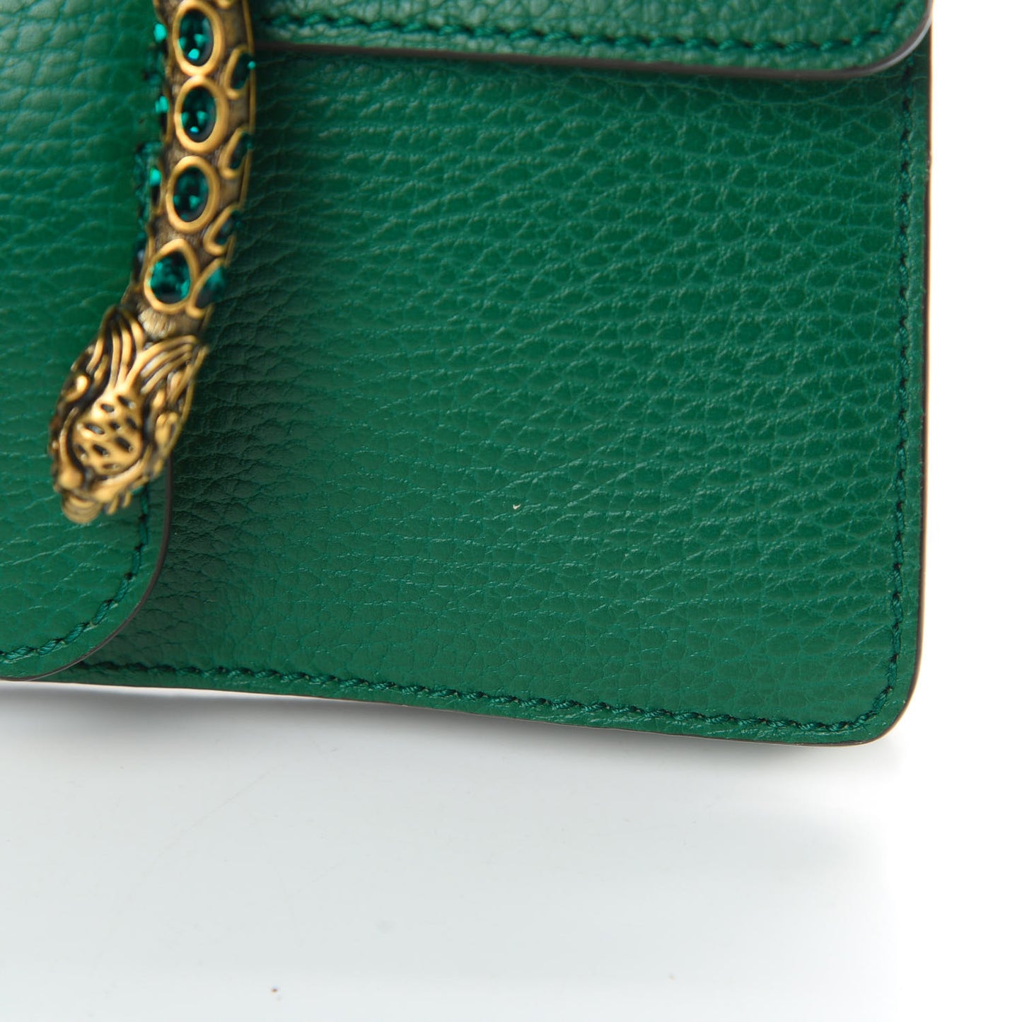 Calfskin Mini Dionysus Shoulder Bag Emerald