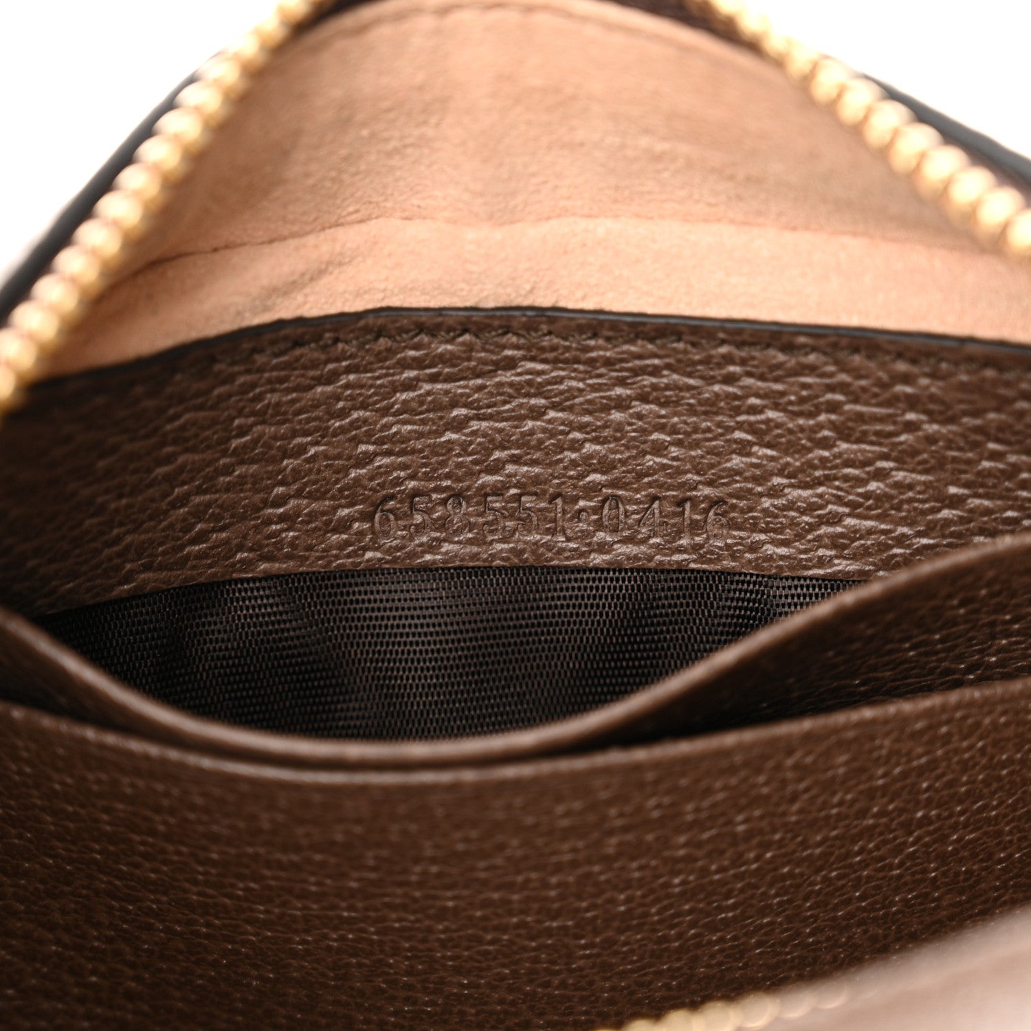 Gucci GG Supreme Monogram Textured Calfskin Web Mini Ophidia Half Moon Hobo Beige Ebony New Acero 7 of 11