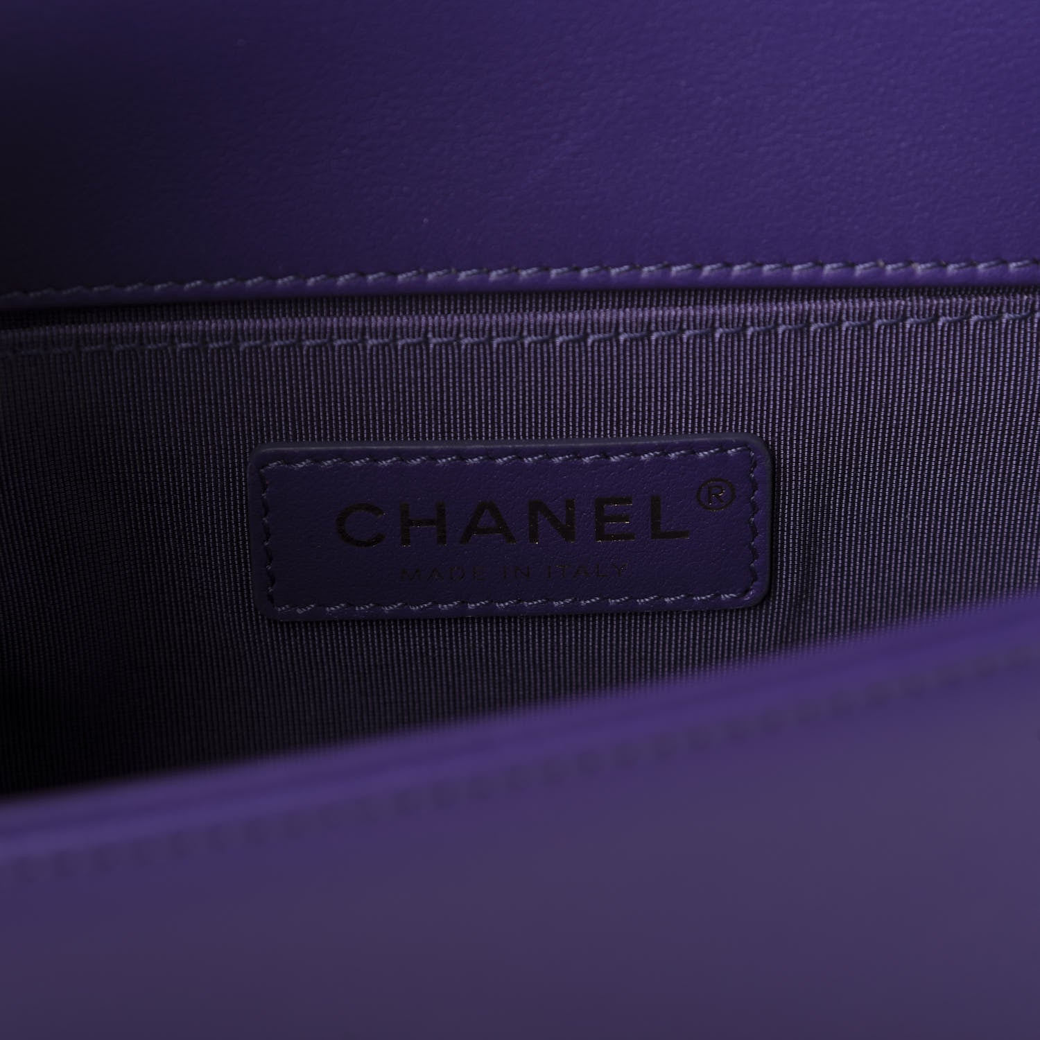 Chanel Calfskin Quilted Small Boy Flap Purple 8 of 10
