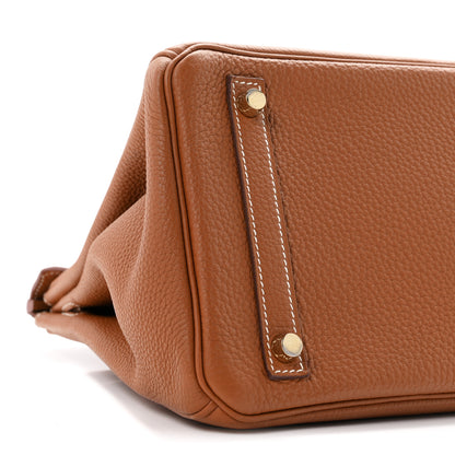 Hermes Togo Birkin 30 Gold 9 of 11
