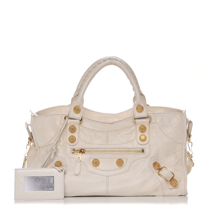 Balenciaga Chevre Giant 21 Gold Hardware Part Time Natural 1 of 16