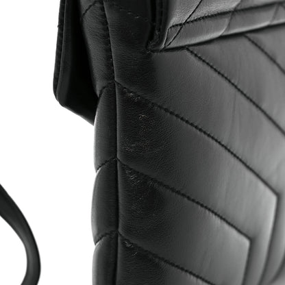 Saint Laurent Calfskin Y Quilted Monogram Loulou Flap Bag Black 14 of 14