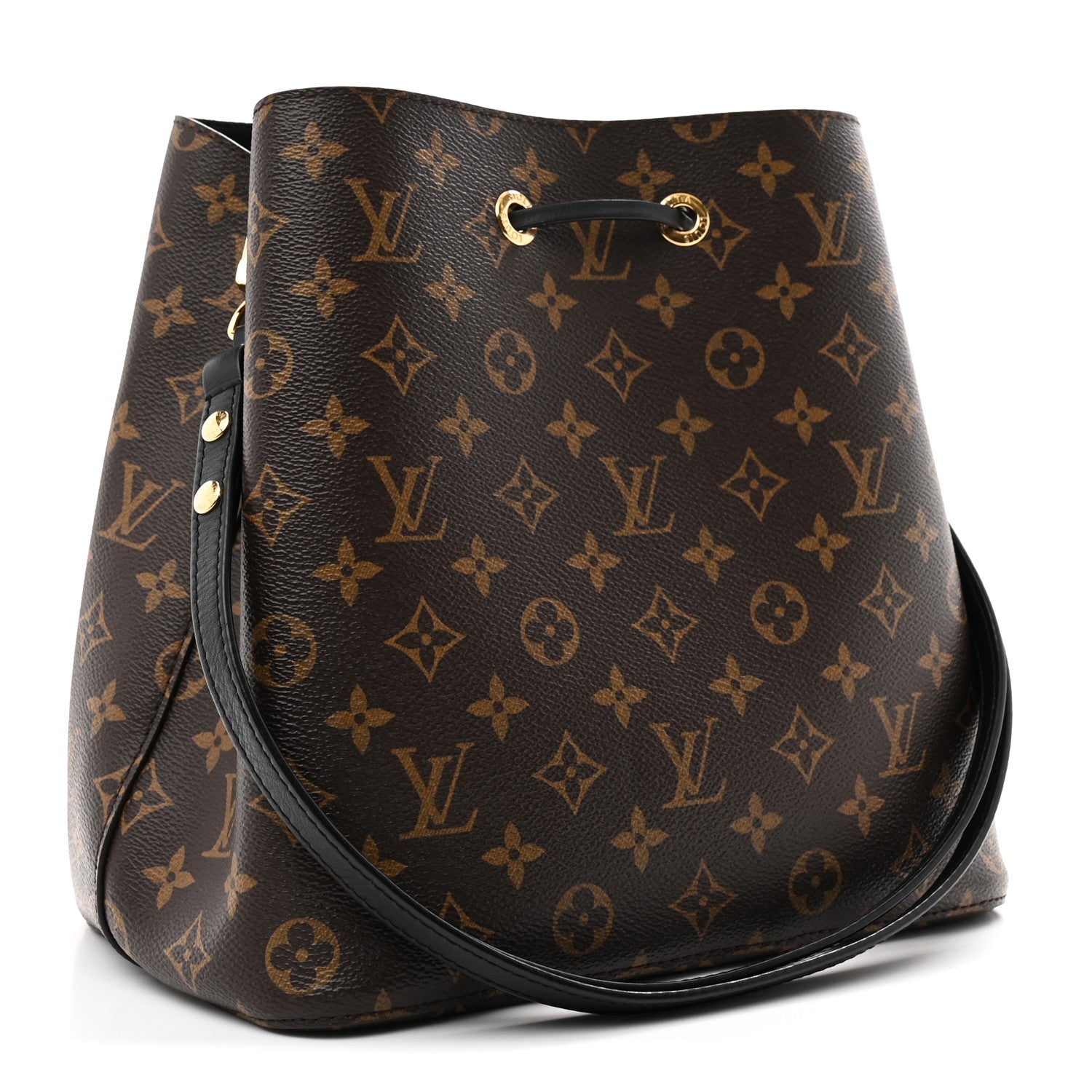 Louis Vuitton Monogram Neonoe MM  Black 3 of 11