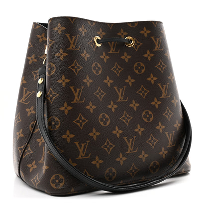 Louis Vuitton Monogram Neonoe MM  Black 3 of 11