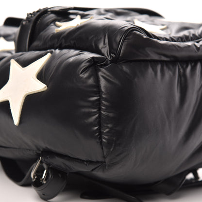 Stella McCartney Polyamide Falabella Go Stars Backpack Black White 6 of 11