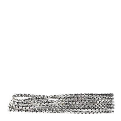 David Yurman Sterling Silver 14K Yellow Gold Six-Row Box Chain Bracelet 1 of 5