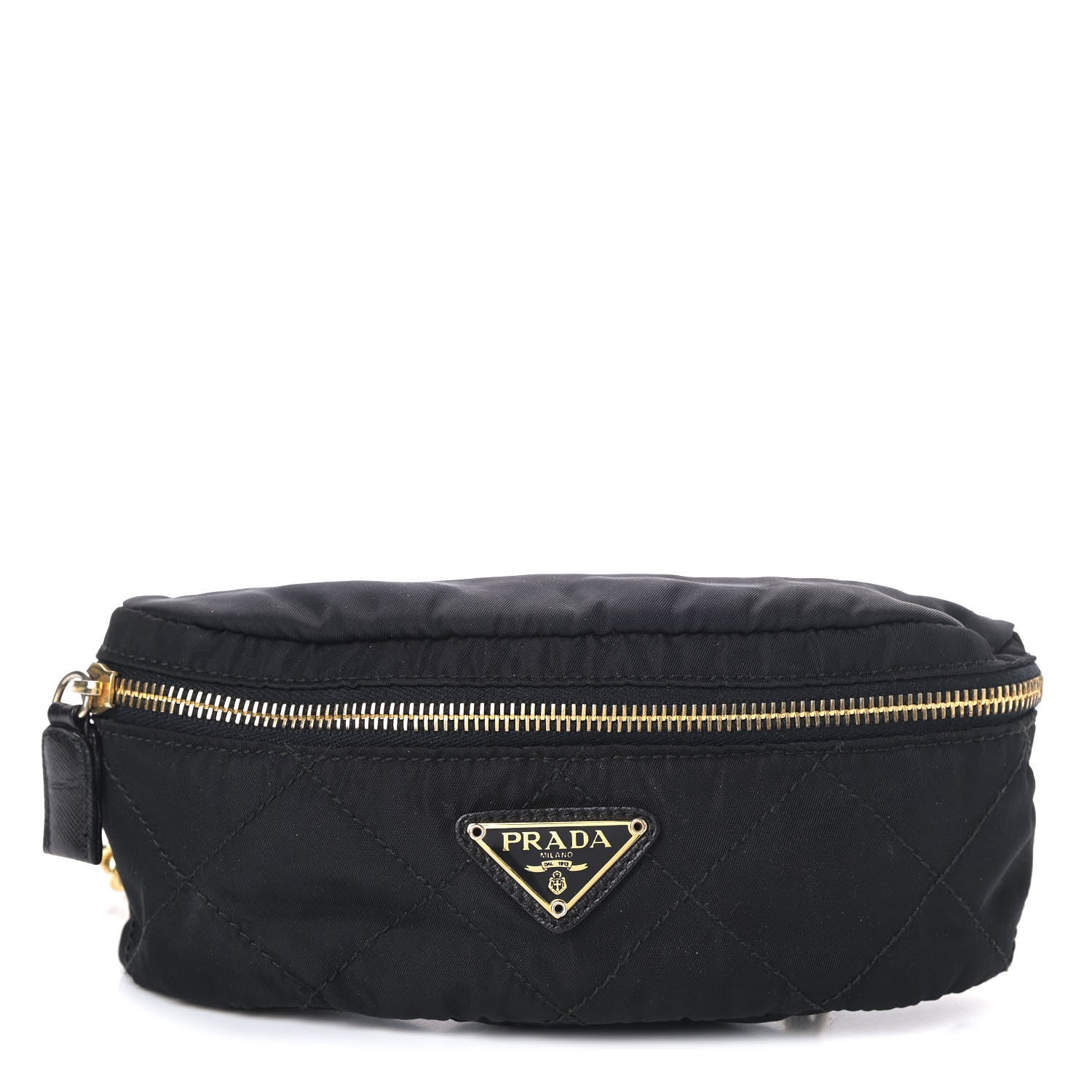 Prada Tessuto Nylon Chain Belt Bag Black 1 of 7