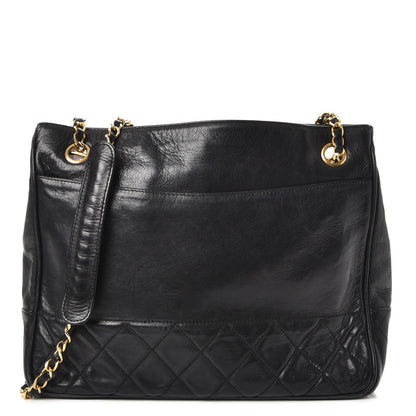 Chanel Lambskin Quilted Shoulder Bag Black 1 of 14