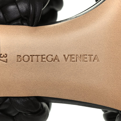 Bottega Veneta Nappa Twisted Padded Intrecciato Curve Slide Sandals 37 Fondant 6 of 10