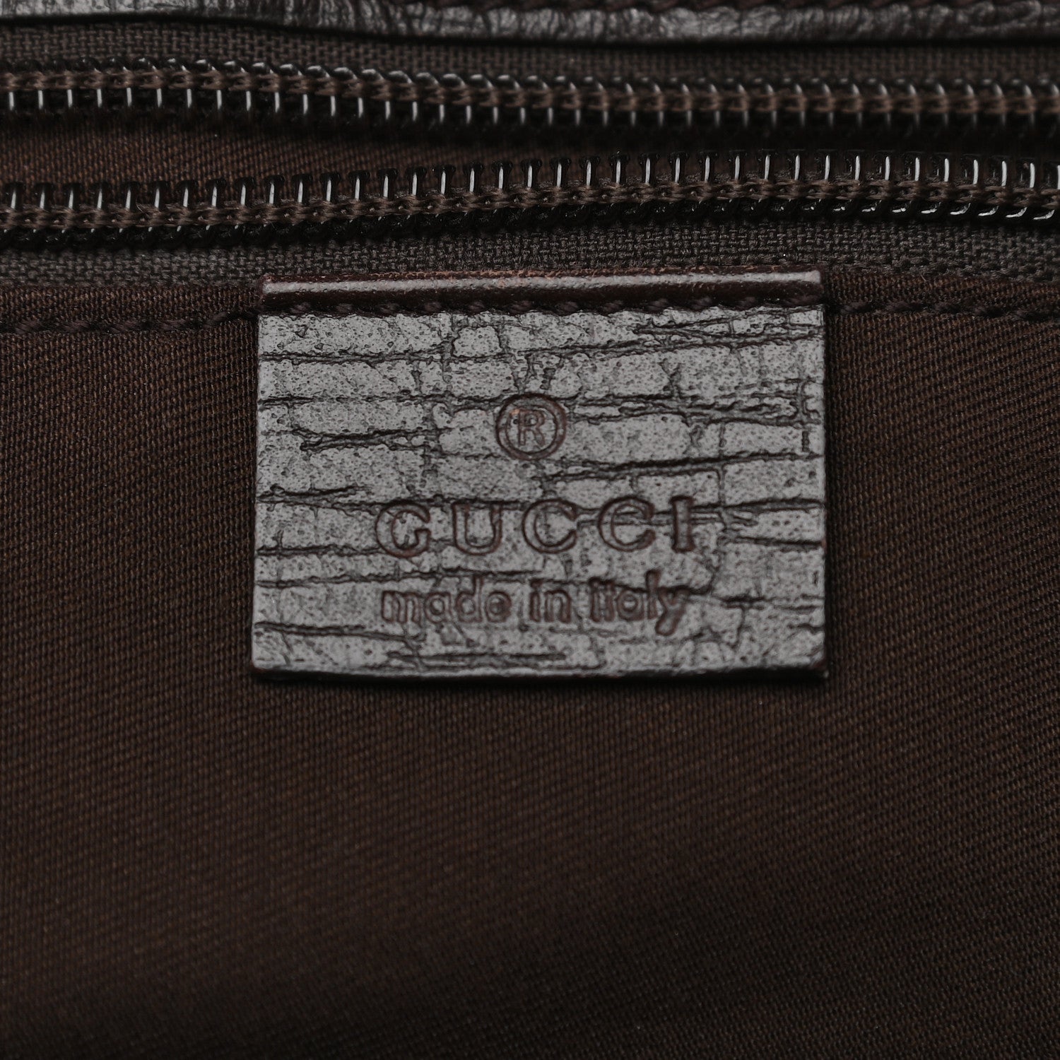 Gucci GG Plus Monogram Small Vertical Tote Dark Brown 6 of 14