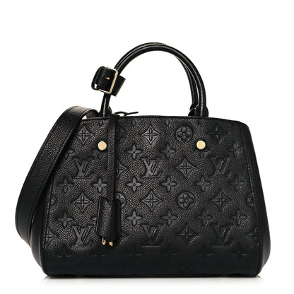 Louis Vuitton Empreinte Montaigne BB Black 1 of 12
