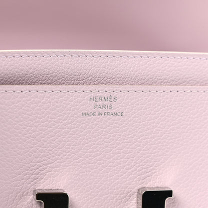 Hermes Evercolor Constance Wallet To Go Mauve Pale 5 of 8