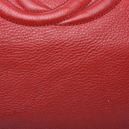 Gucci Pebbled Calfskin Large Soho Hobo Red 9 of 11