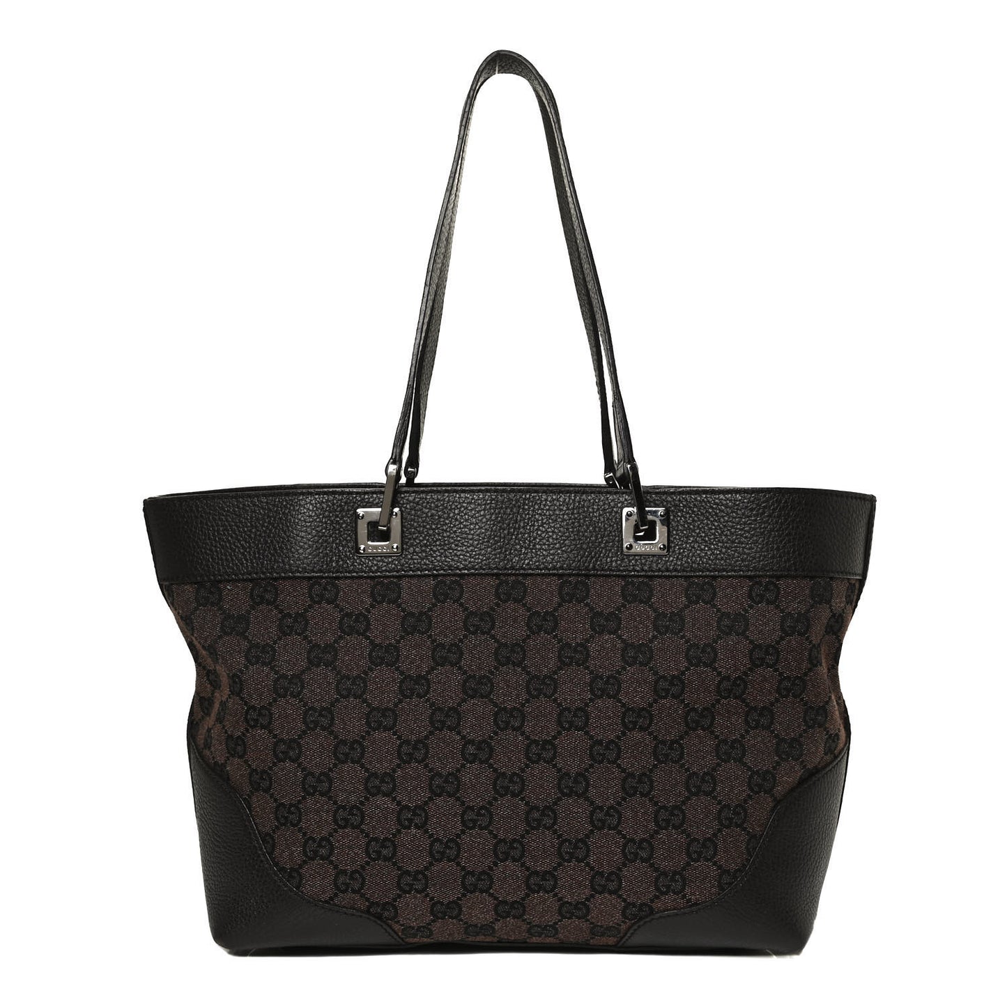 Monogram Tote Dark Brown