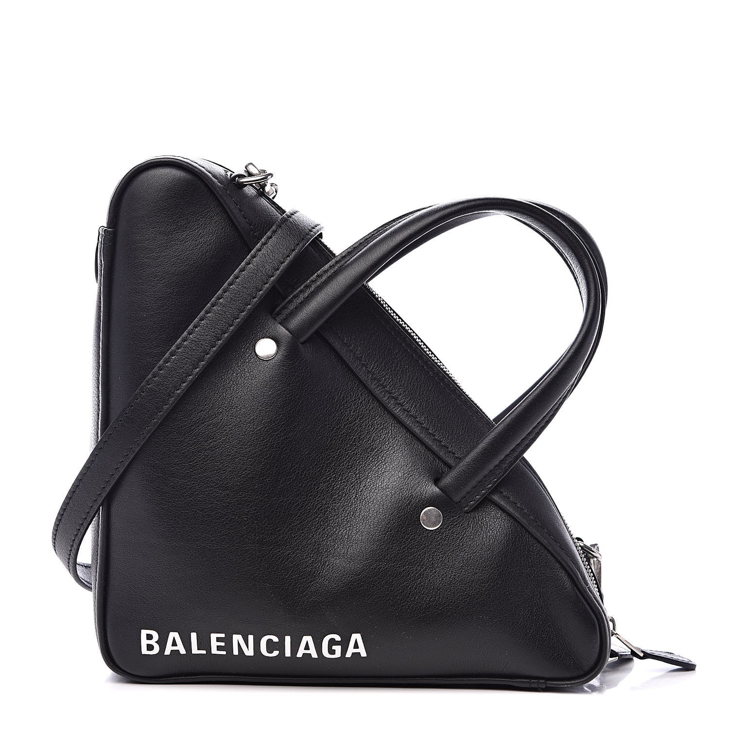 Balenciaga Calfskin XS Triangle Duffle Black 1 of 10