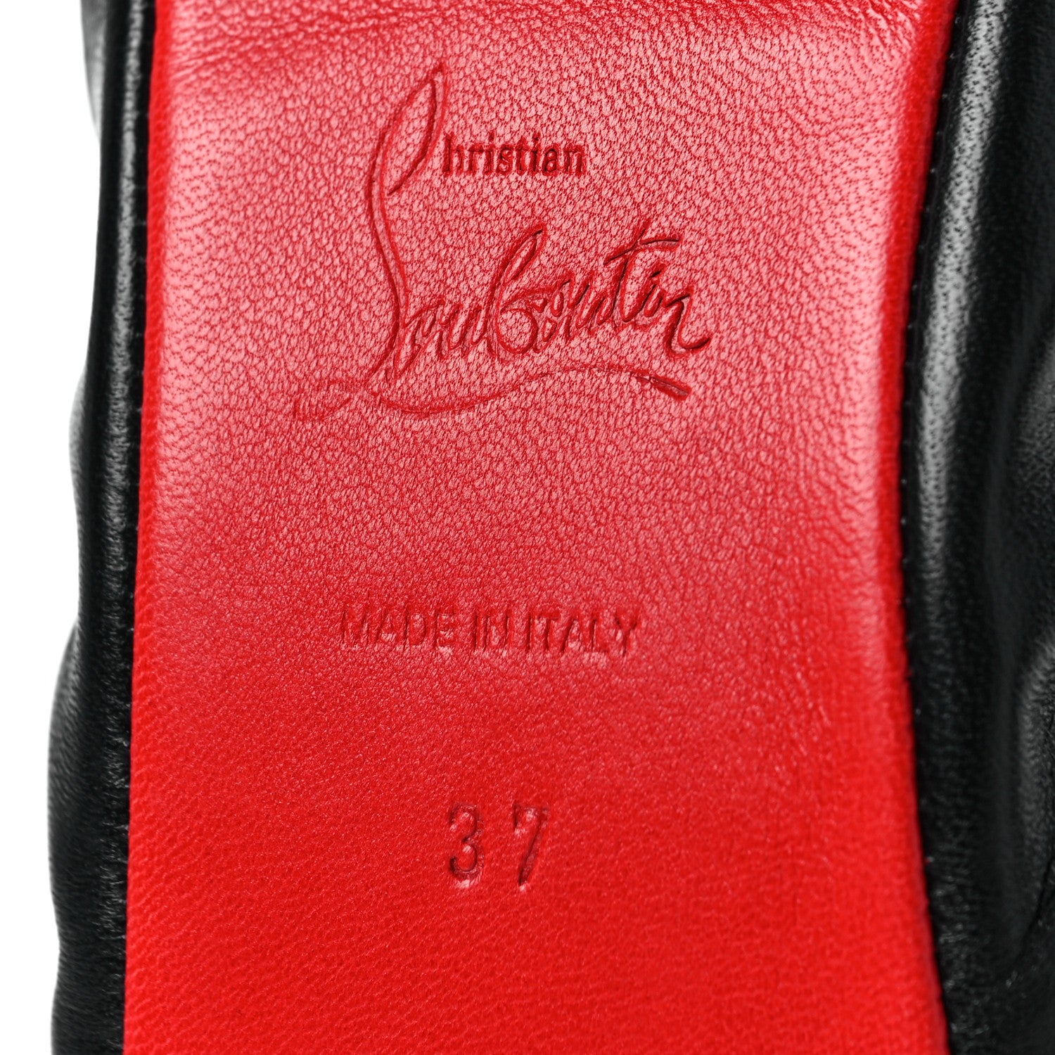 Christian Louboutin Nappa Air Loubi Ballet Flats 37 Black 6 of 8