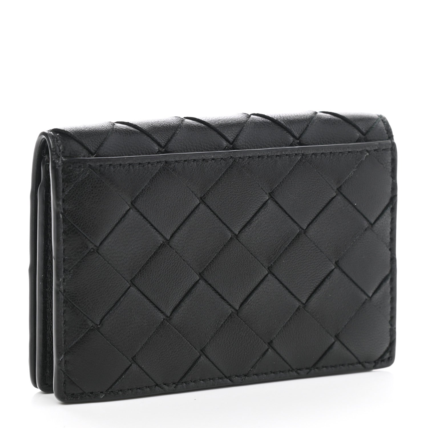 Bottega Veneta Nappa Intrecciato Card Holder Black 3 of 6
