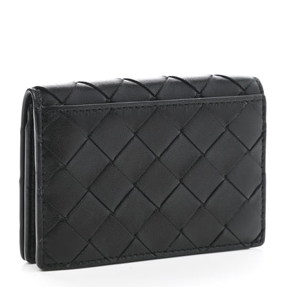 Bottega Veneta Nappa Intrecciato Card Holder Black 3 of 6