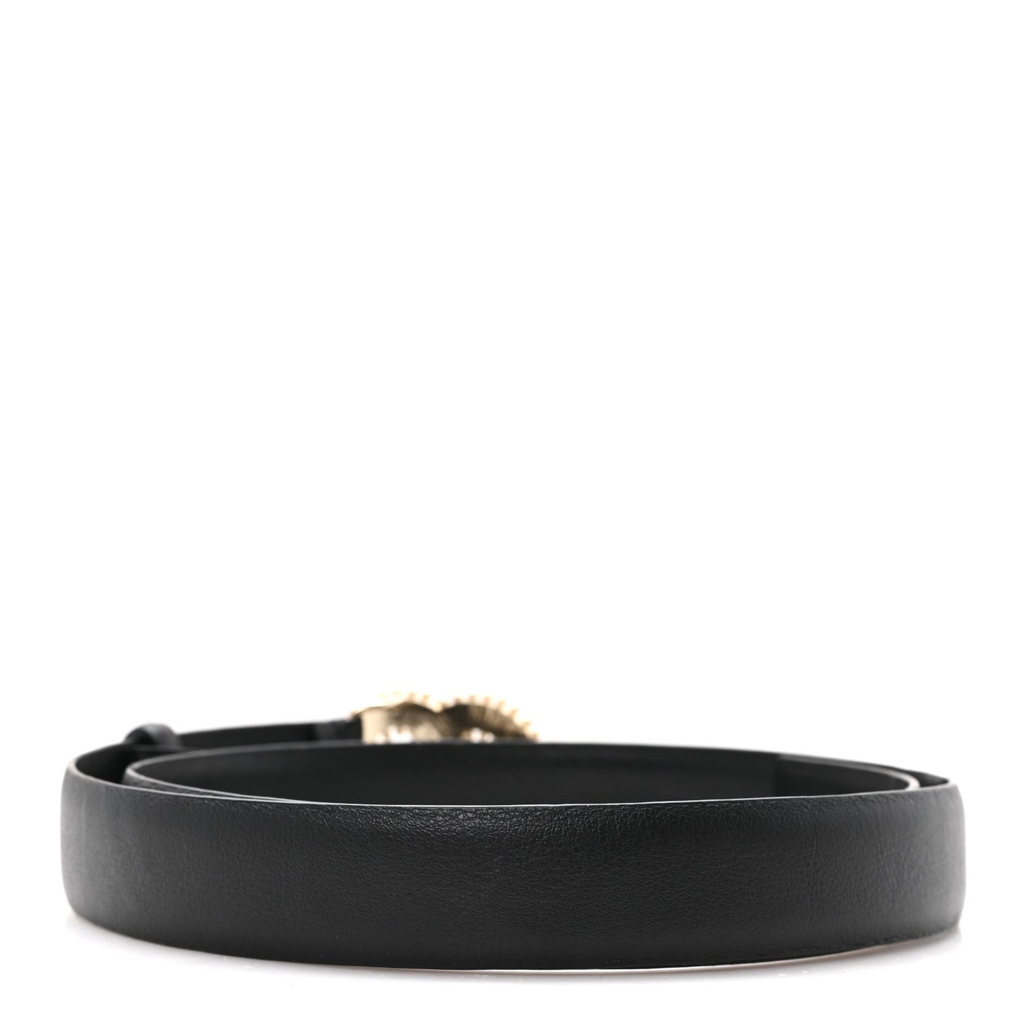 Lambskin Resin CC Belt 75 30 Black