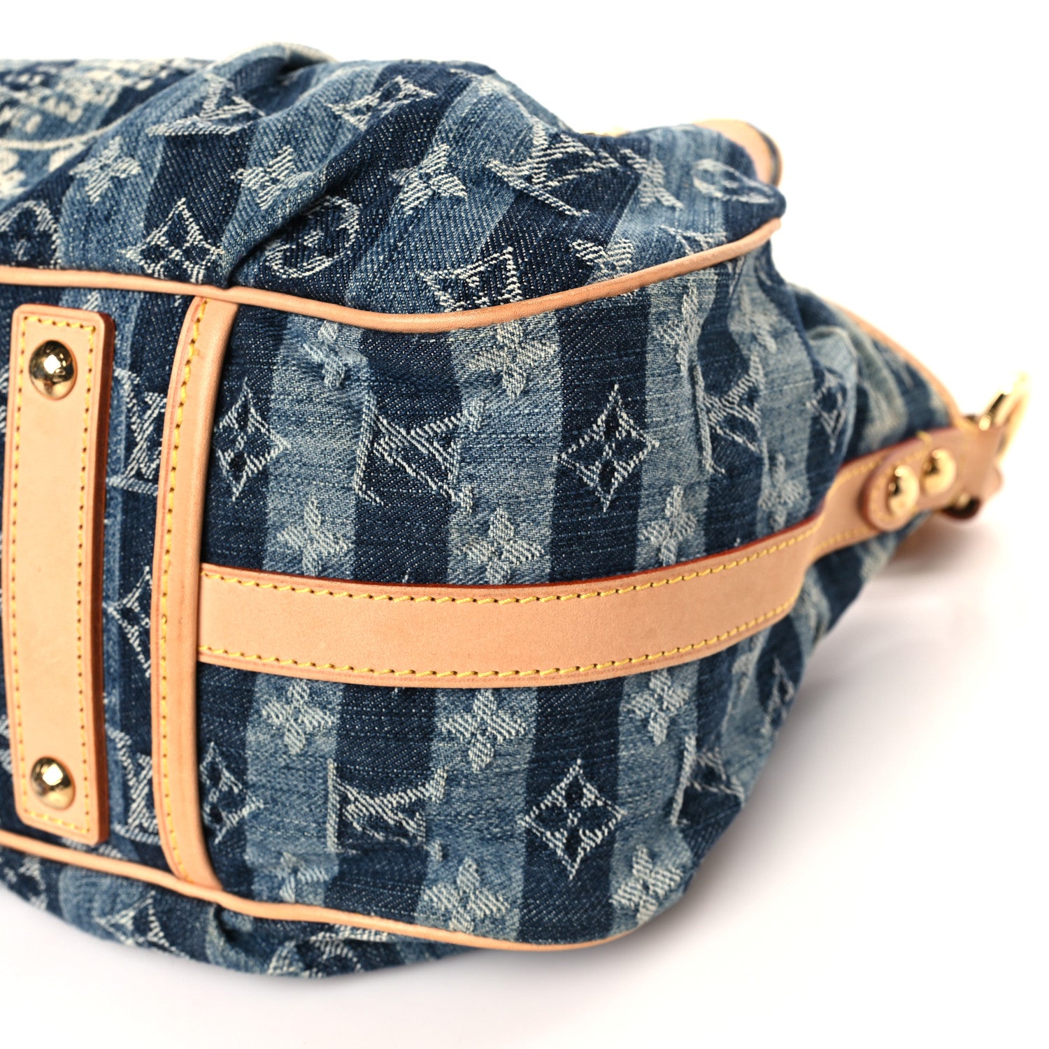 Louis Vuitton Denim Raye Porte Epaule MM 8 of 8