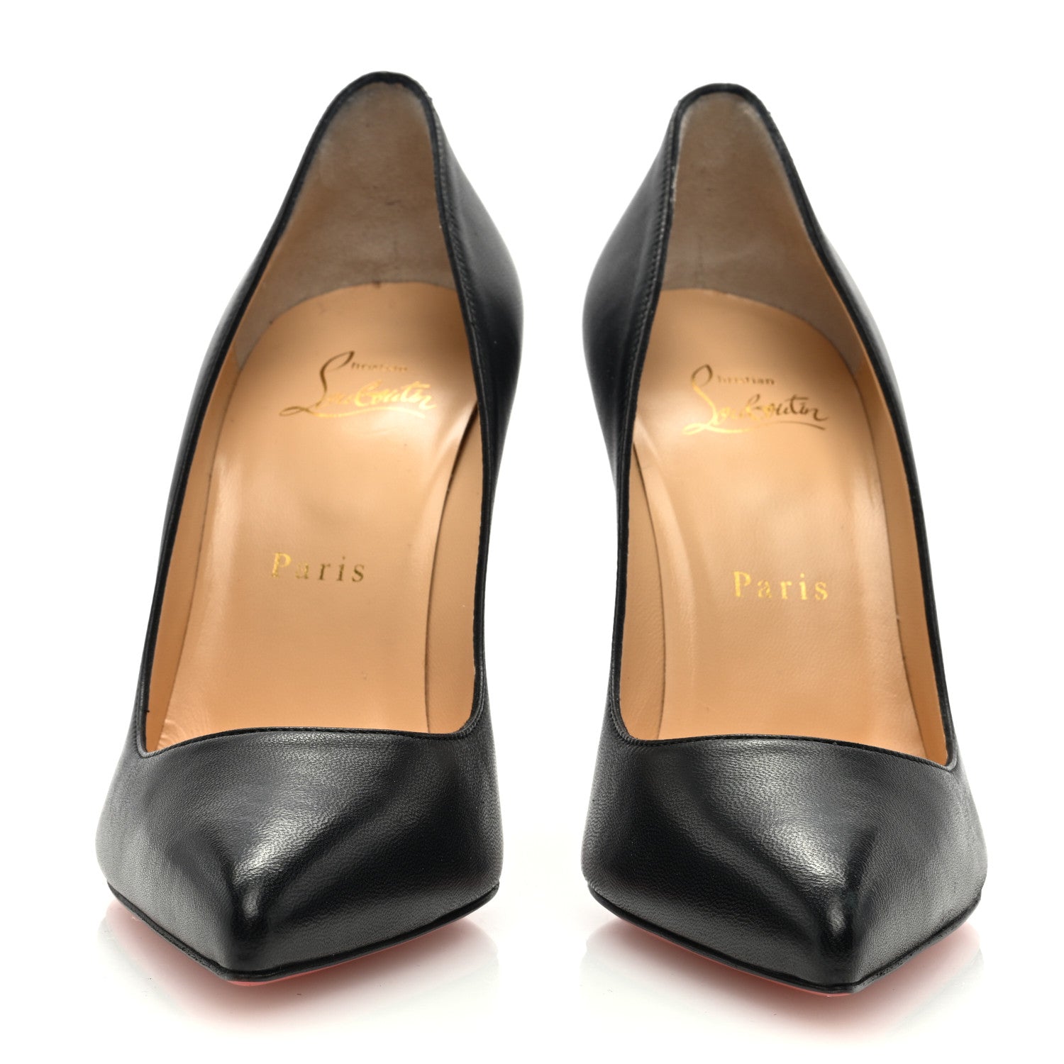 Christian Louboutin Shiny Nappa Pigalle Follies 100 Pumps 37 Black 2 of 8
