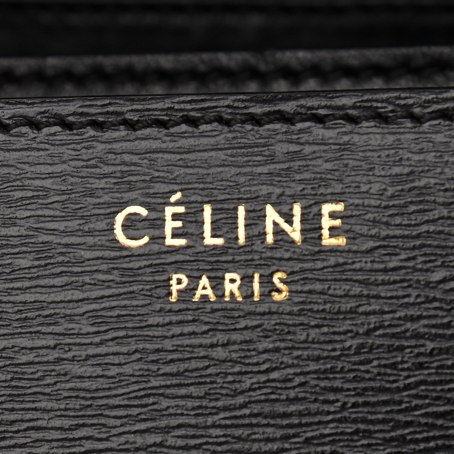 Celine Liege Calfskin Medium Classic Box Flap Bag Black 6 of 10