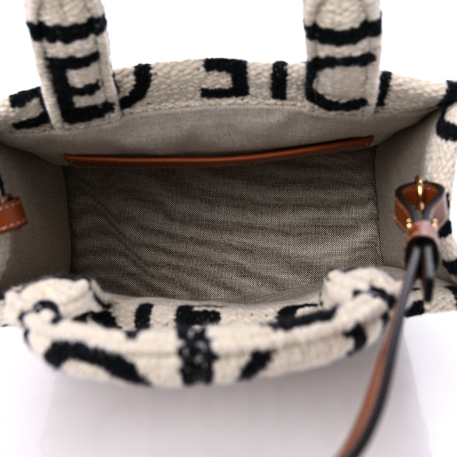Celine Canvas Small All Over Cabas Thais 5 of 8
