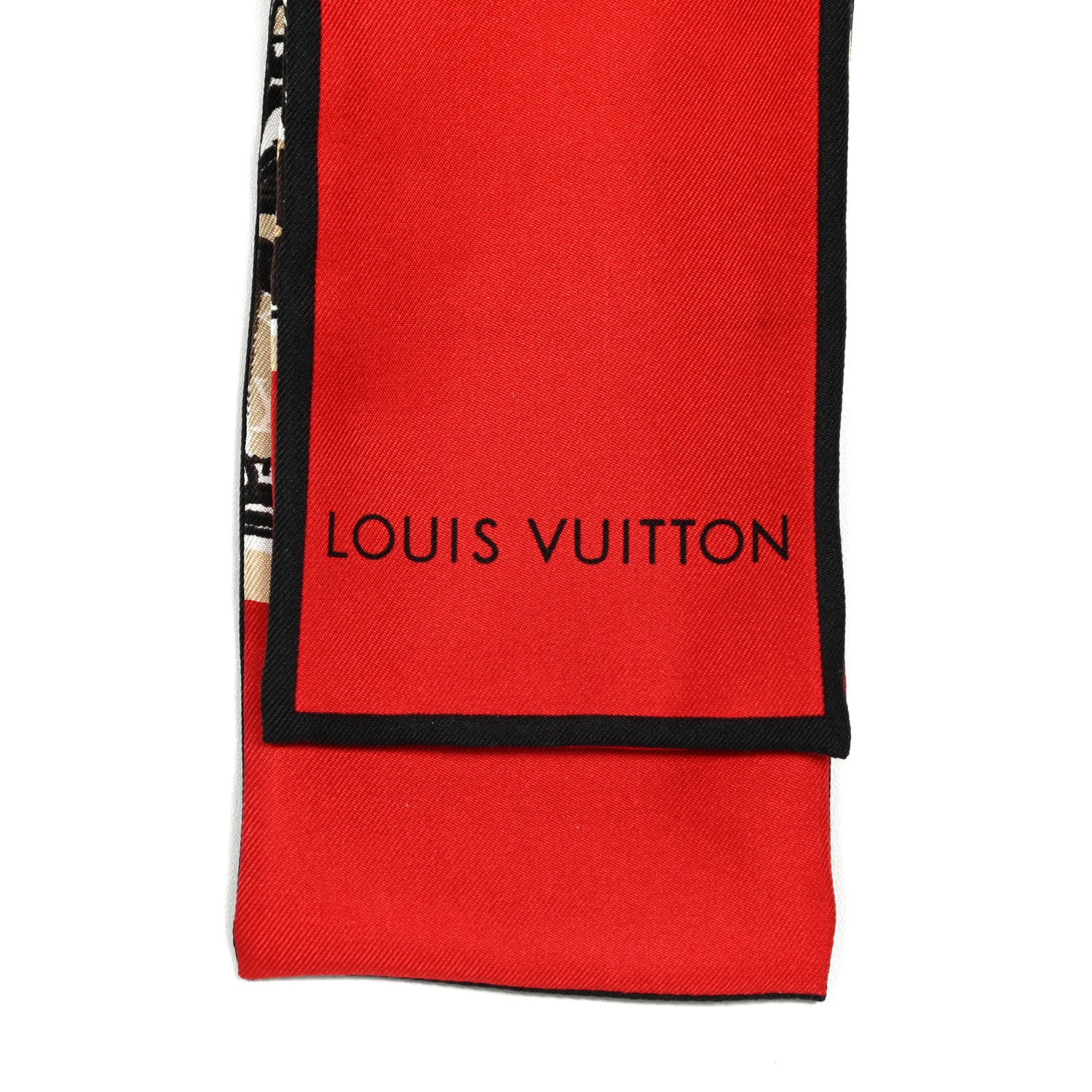 Louis Vuitton Silk Monogram Trunks Bandeau Brown 2 of 4