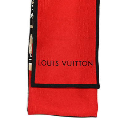 Louis Vuitton Silk Monogram Trunks Bandeau Brown 2 of 4