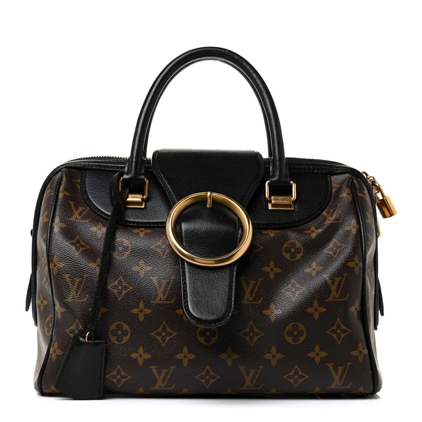 Monogram Golden Arrow Speedy Black