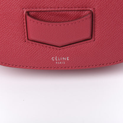 Celine Grained Calfskin Small Trotteur Dark Pink 6 of 10