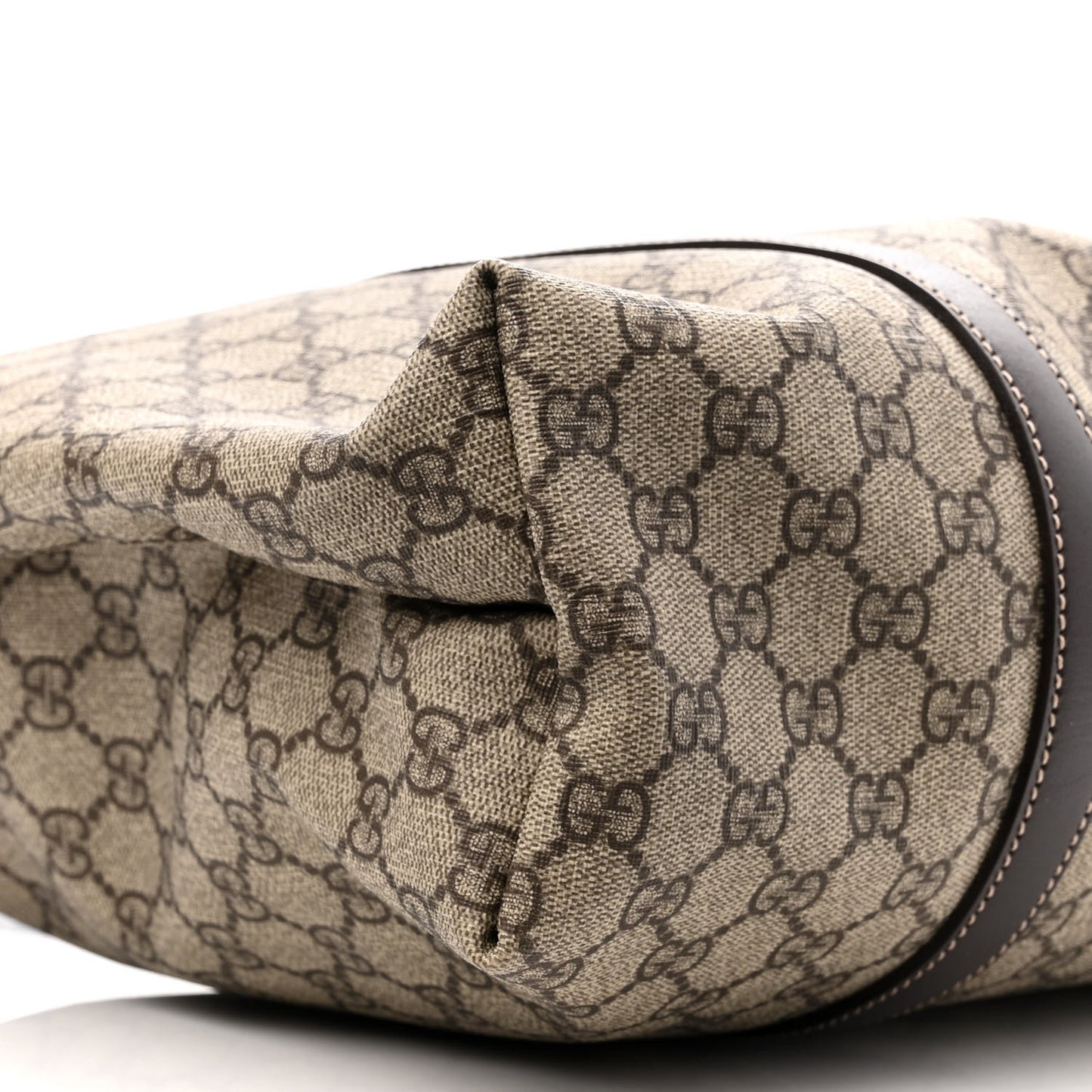 GG Plus Monogram Joy Vertical Tote Dark Brown
