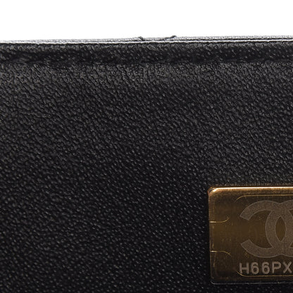 Chanel Lambskin Quilted Mini Top Handle Rectangular Flap Black 7 of 11
