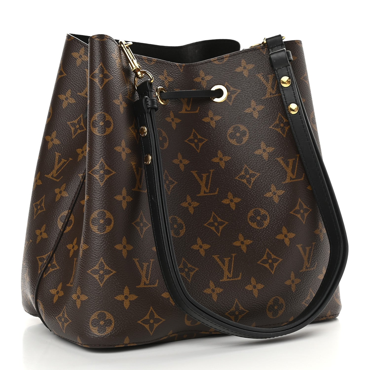 Louis Vuitton Monogram Neonoe MM Black 3 of 8