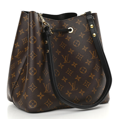 Louis Vuitton Monogram Neonoe MM Black 3 of 8