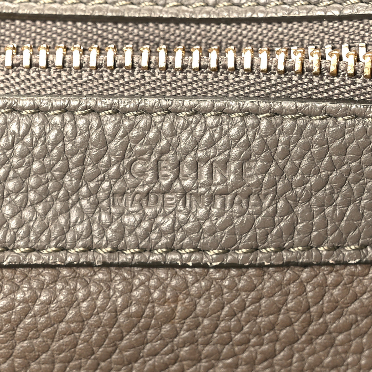 Soft Grained Calfskin Small Belt Cabas Phantom Taupe