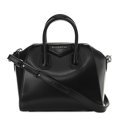 Givenchy Shiny Lord Calfskin Mini Antigona Black 1 of 9