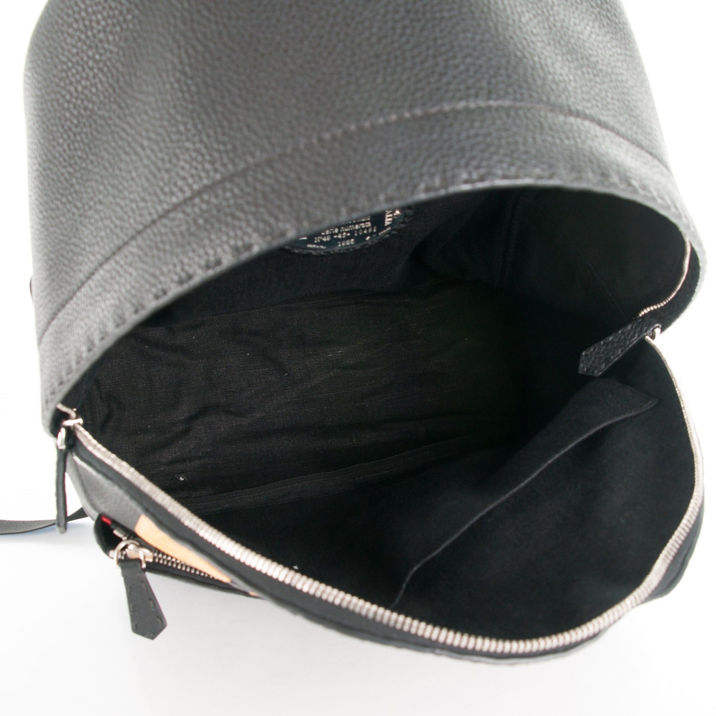 Cuoio Romano Selleria Crocodile Monster Eyes Backpack Black Girasole