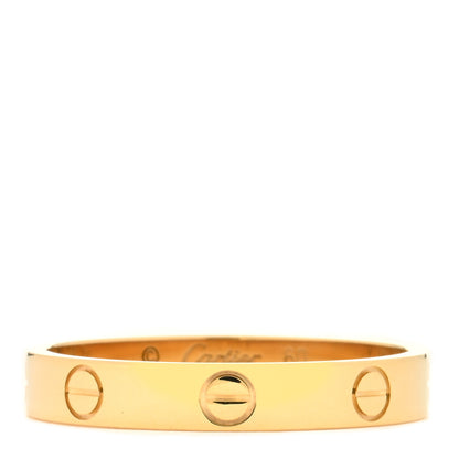 Cartier 18K Yellow Gold 3.5mm LOVE Wedding Band Ring 60 9.25 1 of 5