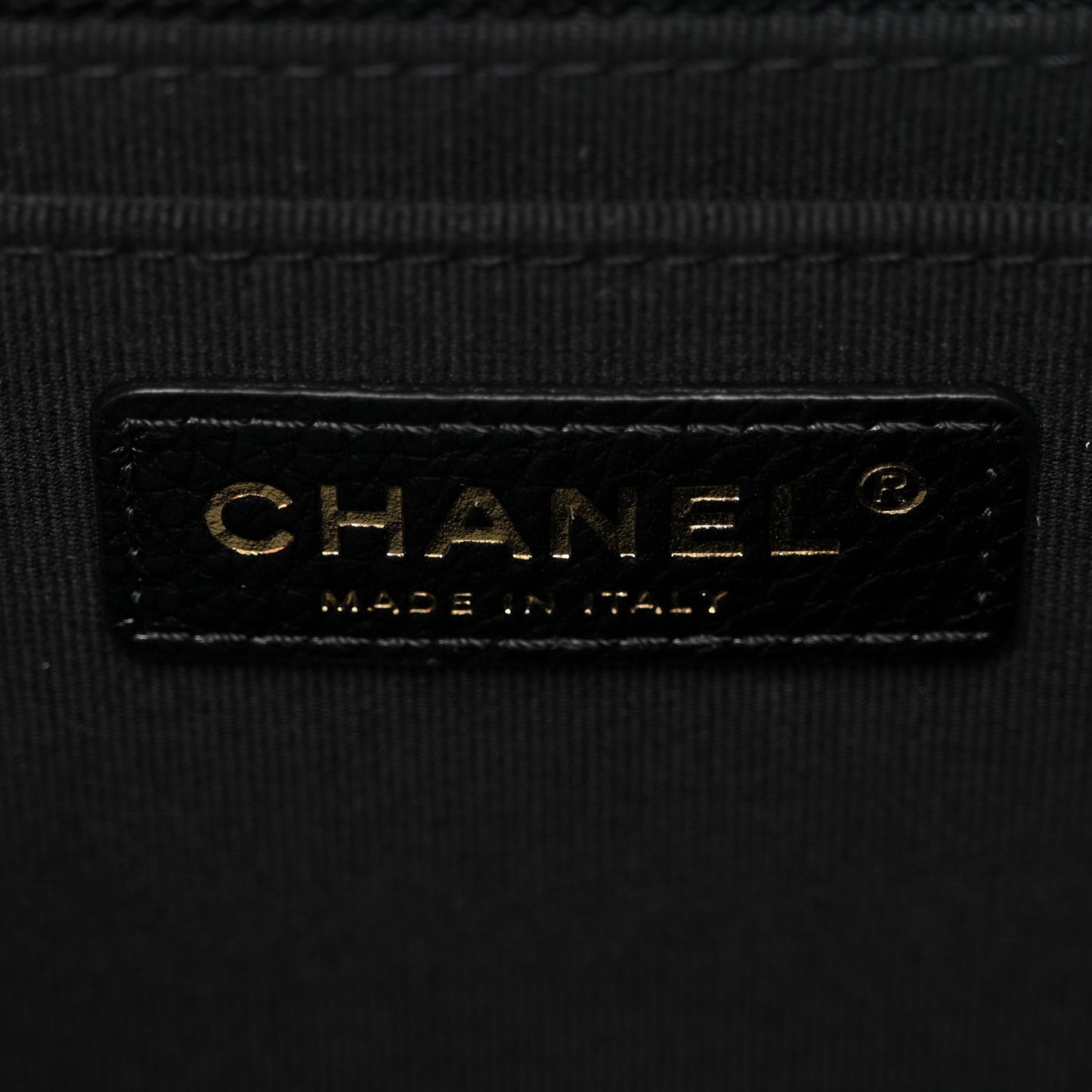 Grained Calfskin Quilted XXL Travel Flap Bag Black