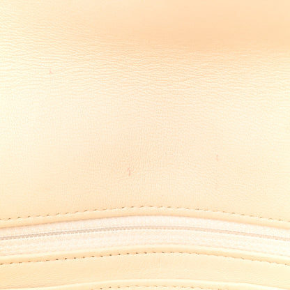 Chanel Calfskin Wool Woven Flap White Black 11 of 11
