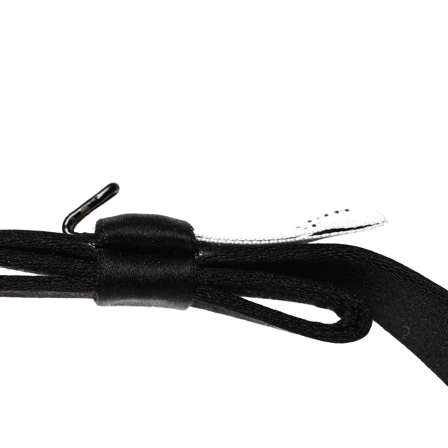 Christian Dior Silk Dior Bow Belt Black 6 of 6