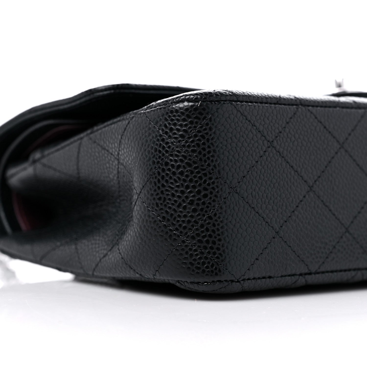 Chanel Caviar Quilted Medium Double Flap Black 7 of 9