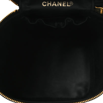 Chanel Caviar Vanity Cosmetic Case Black 5 of 11