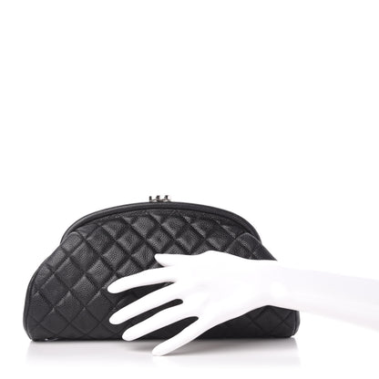 Chanel Caviar Quilted Timeless Clutch Black 2 of 10